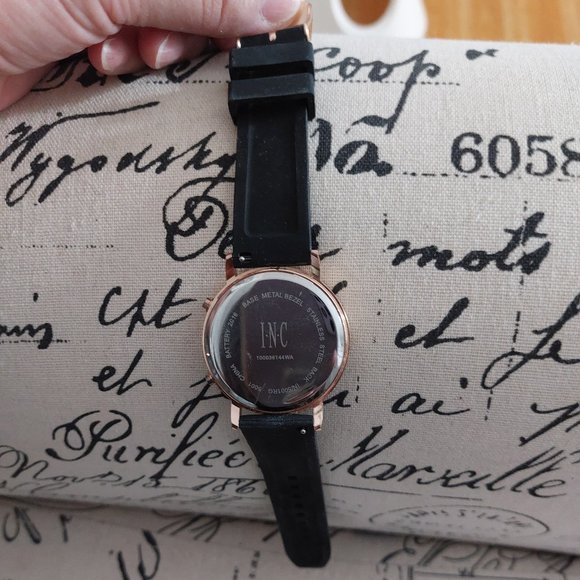 INC International Concepts Black Rose Gold Digital Watch - Picture 8 of 8